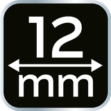 Dłuta 6, 12, 18, 24 mm, zestaw 4 szt. Uchwyt drewniany