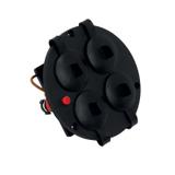 GDPKS-Gniazdo przedłużacza SCHUCO 4x220V+ Termik+zatyczka gn. 32.522 OPATÓWEK