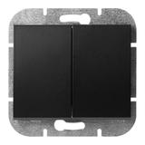 Łącznik podtynkowy świecznikowy Onyx, 10A, 250V, WP-2O, czarny OR-OE-7501/B ORNO