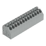 listwa zaciskowa do pł. drukowanych 13-bieg. szara raster 3,5 mm /25szt./ WAGO