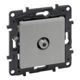 Niloe Step - gniazdo TV typu  F  końcowe do instalacji typu gwiazda, 1,5 dB- kolor aluminium, Legran