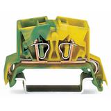 złączka PE 4-przewodowa 2,5 mm2 żółto-zielona