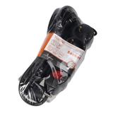 Przedłużacz 3-krotny 2P+Z (Schuko), z wyłącznikiem, 5m H05VV-F 3x1,5mm2, Imax=16A, płaska wtyczka, c ES-5(GS)/B/5 ORNO