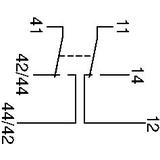 Z-NHK Styk pomocniczy 2Z 2R montaż boczny 248434 EATON