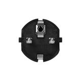 Wtyczka 2P+Z Uni-schuko, czarny OR-AE-13259 ORNO