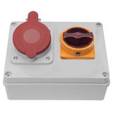 R-BOX 190,  1x16A/5p, wył. 0/1