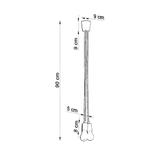 Sollux Lampa wisząca DIEGO 3 biała SL.0570