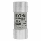 CYLINDRICAL FUSE 22 x 58 20A GG 690V AC Wkładka cylindryczna 22 x 58mm 20A GG 690V AC C22G20 EATON