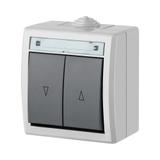 ŁNT AQUANT żaluzjowy  szary IP55