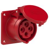 GNIAZDO TABLICOWE PROSTE TWIST 16A 400V 3P+Z 75x75mm 314-6f7 PCE