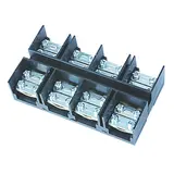 ZPT4-35.0 ,  Płytka odgałęźna serii ZPT, 35,0 mm2, 4 tory, czarny