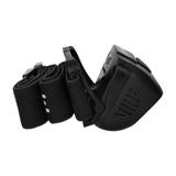 Latarka czołowa COB+LED, ładowanie USB, czujnik ruchu, czarna