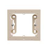 Simon 54 Premium Puszka natynkowa 1-krotna do ramek PREMIUM. Głębokość 35mm kremowy