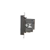 SIMON 55 Ładowarka USB typ C+A 30W 230V czarny mat TEC2CAQ.01/149 KONTAKT