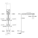 moduł 2AO 0/+-10V DC 16bit WAGO