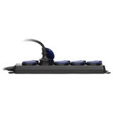 Przedłużacz warsztatowy bryzgoszczelny IP44 5 gniazd z/u IP44 przewód gumowy H05RR-F 3x1,5mm2 OR-AE-13297/3M ORNO