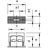 3050/2, UCHWYTY DOCISKOWE ISO NA GW.M 6