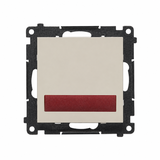Simon 55 Sygnalizator świetlny LED światło czerwone 230V kaszmirowy TESS2.01/142