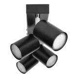 DOA SP 4 oprawa ścienno-sufitowa GU10 max. 4x50W IP20 czarna AD-OP-6248BGU10 ORNO
