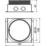 UDL2-120/70 PUSZKA PODPODŁOGOWA 135X157X70