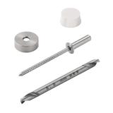 TPSD FIXING SET KTB Zestaw mocowań (obudowa), Klippon TB (Terminal Box), stal nierdzewna, nieobrobiony, srebrny /1szt./ 1252190000 WEIDMÜLLER