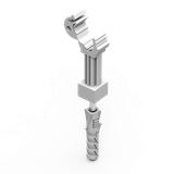 OC UCHWYT Z KOŁKIEM fI-10/P 12.1/P OC