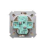 Simon Basic Łącznik schodowy podwójny z podświetleniem LED 10A 250V zaciski śrubowe beż BMW6/2L.01/12 KONTAKT