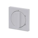 CARAT/FUTURE  Pokrywa z pokrętłem i nadrukiem biały studyjny