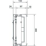 univers N Blok dla zacisków szeregowych pionowych 300x250mm UD21A2 HAGER