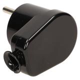 Wtyczka kątowa czarna WT-16/CZARNY ORNO