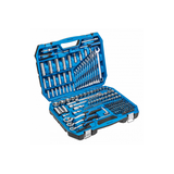 Zestaw narzędzi 222 szt. CrV, 1/4", 3/8", 1/2"