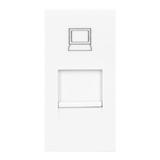 NOEN RJ45, gniazdo modułowe 22,5x45mm RJ45 cat 5e, białe OR-GM-9010/W/RJ45 ORNO