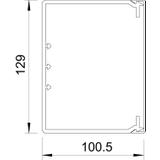 WDK 100130, KANAŁ ŚCIENNY I SUFITOWY 100X130X2000