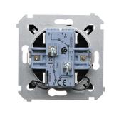 Simon 54 Łącznik schodowy podwójny z podświetleniem bez piktogramu 10A 250V zaciski śrubowe czarny DW6/2L.01/X/49 KONTAKT