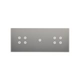 Simon 54 Touch Panel dotykowy S54 Touch 3 moduły 4 pola dotykowe + 1 pole dotykowe + 4 pola dotykowe srebrna mgła DSTR3414/71 KONTAKT