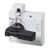 NZM3-XDKL Rękojeść obrotowa NZM3 czarno-szara z zamkiem i kluczykiem 172538 EATON