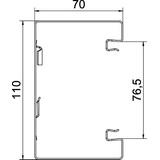 GS-S70110RW, Kanał podparapetowy 70X110 CZ.B.