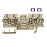 ZDU 1.5/2X2AN Złączka szynowa przelotowa, nr katalogowy 1826970000