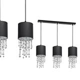 lampa wisząca Almeria 3xE27 czarna MLP64300 Milagro