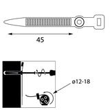 UCHWYT PASKOWY ZACISKOWY UP-Z-18 UV 12.19 OPATÓWEK