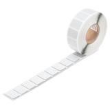 tabliczki na przycisk 27 x 19 mm srebrne 350 szt./rolka WAGO