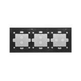 Simon 54 Touch Panel dotykowy S54 Touch 3 moduły 2 pola dotykowe poziome + 2 pola dotykowe pionowe + 2 pola dotykowe pionowe srebrna mgła DSTR3233/71 KONTAKT