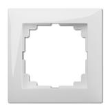 Ramka SENTIA 1x biała  IP 20 biała