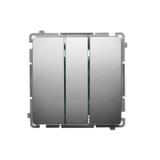 Simon Basic Łącznik potrójny 10A szybkozłączka satynowy