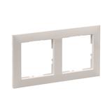 Suno Ramka Podwójna 2-Krotna Piasek 721532 LEGRAND