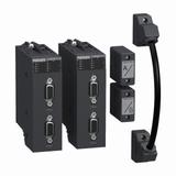 Modicon X80, Zestaw rozszerzenia płyty backplane 2xBMXXXBE1000, 2xTLYEX, BMXXBC008K