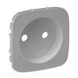 VALENA ALLURE - PLAKIETKA ALUMINIUM GNIAZDA POJEDYNCZEGO 2P, Legrand