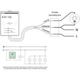 Automat zmierzchowy z wewnętrznym czujnikiem światłoczułym 24V AZH-106-24V F&F