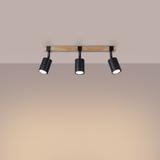 Plafon FAGER 3 czarny