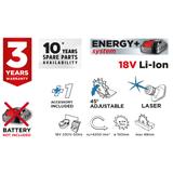 Pilarka tarczowa akumulatorowa Energy+ 18V, Li-Ion, tarcza 150 x 10 mm, bez akumulatora